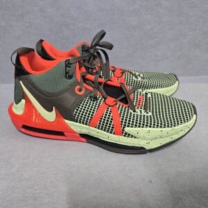 Size 13- Nike LeBron Witness 7 Bright Crimson Alligator